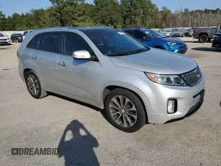 2014 Kia Sorento SX Limited with VIN 5XYKWDA77EG460929, listed as a Copart auction lot 76014814 with 168,321 mi miles and Salvage title. Bid and sale history available at DreamBid. Image 4.
