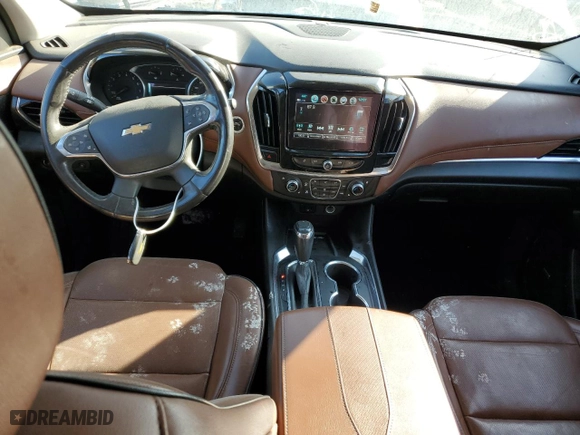 2018 Chevrolet Traverse High Country with VIN 1GNEVKKW5JJ197335, listed as a Copart auction lot 42389345 with 136,815 mi miles and Salvage Title. Bid and sale history available at carsss.com. Image 8.