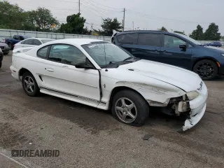 1997 Ford Mustang with VIN 1FALP4046VF180467, listed as a Copart auction lot 60754265 with 154,676 mi miles and Salvage title. Bid and sale history available at DreamBid. Image 4.