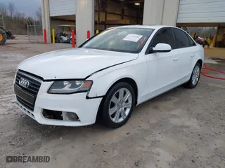 2010 Audi A4 2.0T Premium with VIN WAUAFAFL4AN033787, listed as a IAAI auction lot 41521166 with 147,082 mi miles. Bid and sale history available at carsss.com. Image 2.