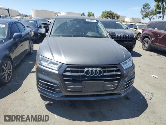 2020 Audi Q5 Premium Plus with VIN WA1E2AFY6L2068292, listed as a Copart auction lot 66568444 with 43,992 mi miles and Salvage title. Bid and sale history available at DreamBid. Image 5.