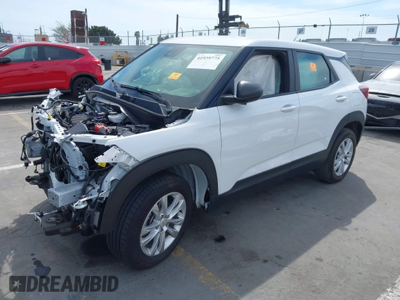 2023 Chevrolet TrailBlazer LS with VIN KL79MMS22PB026421, listed as a IAAI auction lot 41939775 with Not Provided miles and . Bid and sale history available at DreamBid. Image 21.