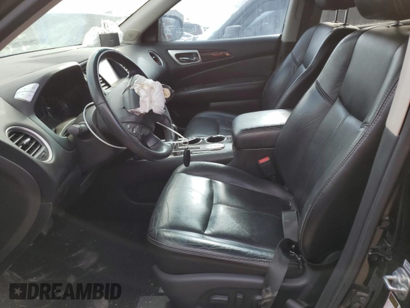 2016 Nissan Pathfinder Platinum with VIN 5N1AR2MN7GC663713, listed as a Copart auction lot 82332604 with 106,934 mi miles and Salvage Title. Bid and sale history available at carsss.com. Image 7.