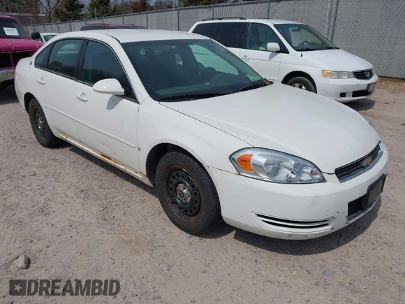 2007 Chevrolet Impala Police Pkg Police Pkg 9C1 with VIN 2G1WS55R779416144, listed as a IAAI auction lot 41873114 with 166,863 mi miles. Bid and sale history available at carsss.com. Image 1.