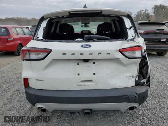 2021 Ford Escape SEL with VIN 1FMCU9H9XMUA23479, listed as a Copart auction lot 77737584 with 54,705 mi miles and Salvage Title. Bid and sale history available at DreamBid. Image 6.