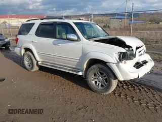 2007 Toyota Sequoia Limited with VIN 5TDBT48A87S289768, listed as a IAAI auction lot 41695525 with 288,150 mi miles and . Bid and sale history available at DreamBid. Image 1.