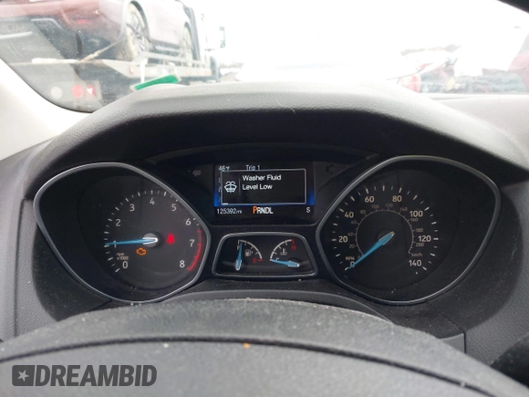 2016 Ford Focus SE with VIN 1FADP3F23GL280843, listed as a IAAI auction lot 41917538 with 125,392 mi miles. Bid and sale history available at carsss.com. Image 7.