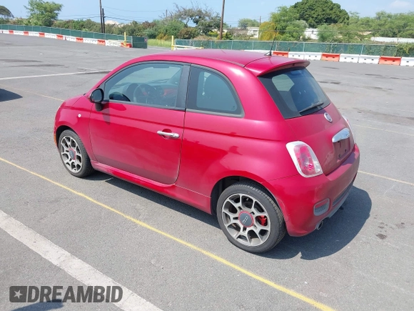 2012 FIAT 500 Sport z VIN 3C3CFFBR3CT130375, wystawiony jako IAAI lot #41669099 z przebiegiem 86 285 mil mil oraz . Historia ofert i sprzedaży dostępna na DreamBid. Obrazek 3.