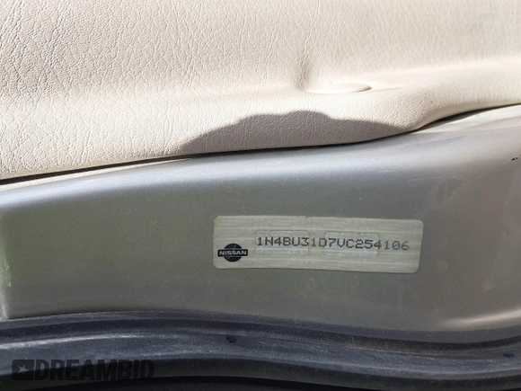 1997 Nissan Altima XE with VIN 1N4BU31D7VC254106, listed as a IAAI auction lot 41787644 with 145,106 mi miles. Bid and sale history available at carsss.com. Image 9.