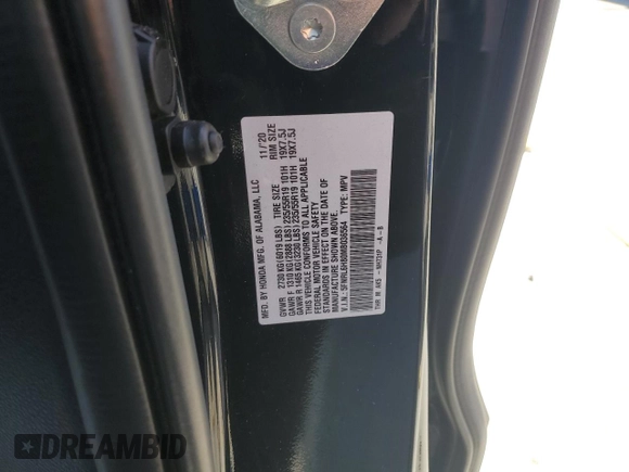 2021 Honda Odyssey Touring with VIN 5FNRL6H80MB036564, listed as a Copart auction lot 52218215 with 44,556 mi miles and Salvage Title. Bid and sale history available at carsss.com. Image 15.