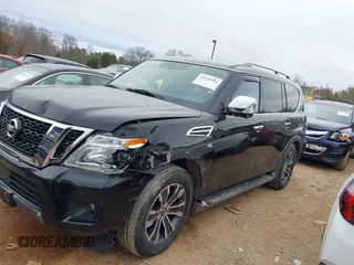 2020 Nissan Armada SL with VIN JN8AY2NCXL9616093, listed as a IAAI auction lot 41520384 with 72,369 mi miles. Bid and sale history available at carsss.com. Image 14.