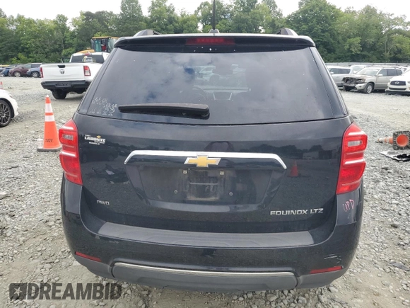 2016 Chevrolet Equinox LTZ with VIN 2GNFLGEK9G6271796, listed as a Copart auction lot 63756174 with 97,716 mi miles and Salvage Title. Bid and sale history available at carsss.com. Image 6.