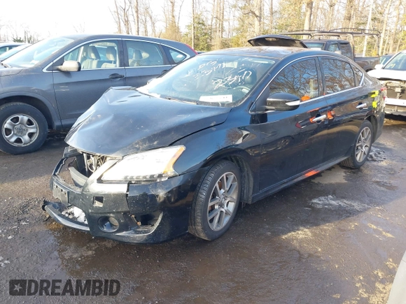 2015 Nissan Sentra S with VIN 3N1AB7APXFY262340, listed as a IAAI auction lot 41257827 with Not Provided miles. Bid and sale history available at carsss.com. Image 17.