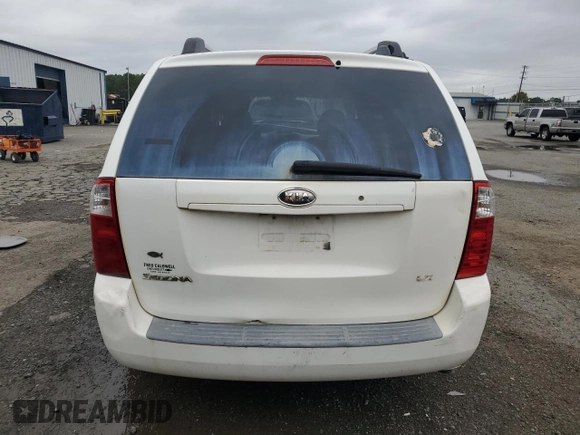 2007 Kia Sedona LX with VIN KNDMB233876174354, listed as a Copart auction lot 78527234 with 236,048 mi miles and Salvage Title. Bid and sale history available at DreamBid. Image 6.