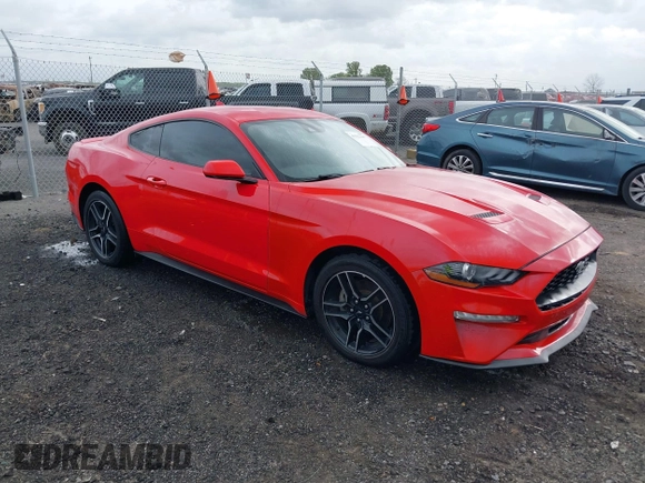 2022 Ford Mustang EcoBoost with VIN 1FA6P8TH4N5102519, listed as a IAAI auction lot 41922347 with 49,454 mi miles. Bid and sale history available at carsss.com. Image 1.