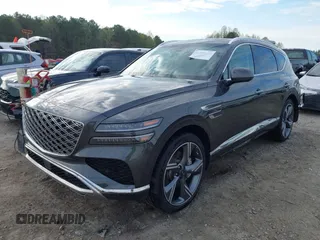 2025 Genesis GV80 z VIN KMUHCESB8SU253890, wystawiony jako IAAI lot #41908410 z przebiegiem 5 617 mil mil oraz . Historia ofert i sprzedaży dostępna na DreamBid. Obrazek 18.