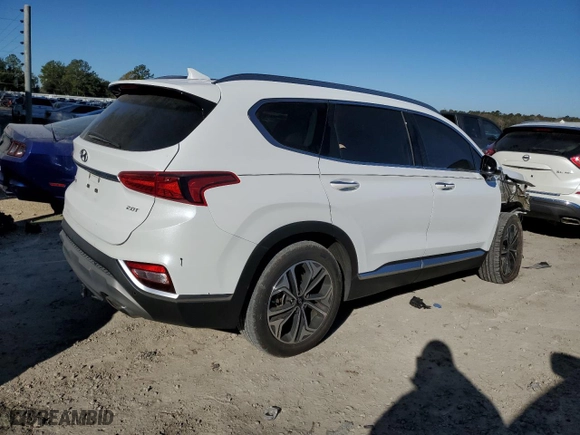 2019 Hyundai Santa Fe Limited with VIN 5NMS53AA1KH013247, listed as a Copart auction lot 87628385 with 66,022 mi miles and Salvage Title. Bid and sale history available at carsss.com. Image 3.