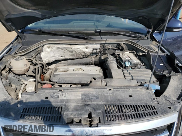 2011 Volkswagen Tiguan SEL with VIN WVGBV7AX1BW504132, listed as a Copart auction lot 64467484 with Not Provided miles and Salvage Title. Bid and sale history available at DreamBid. Image 12.