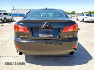 2007 Lexus IS 350 with VIN JTHBE262972009629, listed as a Copart auction lot 57758295 with 155,577 mi miles and Clean title. Bid and sale history available at DreamBid. Image 6.