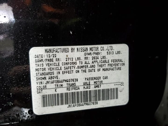 2023 Nissan ARIYA Engage z VIN JN1AF0BA4PM407639, wystawiony jako Copart lot #48514735 z przebiegiem 11 185 mil mil oraz Szkoda całkowita • Salvage title. Historia ofert i sprzedaży dostępna na DreamBid. Obrazek 14.