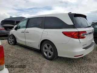 2018 Honda Odyssey EX-L with VIN 5FNRL6H71JB059936, listed as a Copart auction lot 53403635 with 94,745 mi miles and Salvage Title. Bid and sale history available at DreamBid. Image 2.