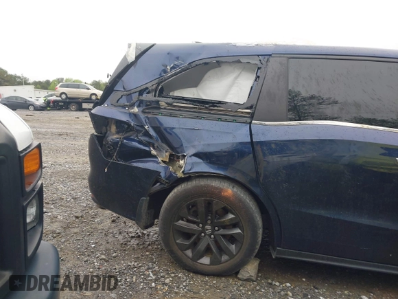 2020 Honda Odyssey EX-L with VIN 5FNRL6H7XLB073918, listed as a IAAI auction lot 41966179 with Not Provided miles. Bid and sale history available at carsss.com. Image 19.