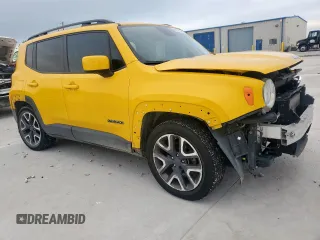 2018 Jeep Renegade Altitude with VIN ZACCJABB1JPH12561, listed as a Copart auction lot 60659245 with 39,562 mi miles and Salvage title. Bid and sale history available at DreamBid. Image 4.