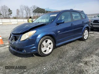 2007 Pontiac Vibe with VIN 5Y2SL65837Z443041, listed as a Copart auction lot 49280695 with 206,407 mi miles and Salvage Title. Bid and sale history available at carsss.com. Image 1.