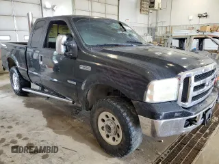2006 Ford Super Duty F-250 XL with VIN 1FTSX21P66EA06859, listed as a Copart auction lot 66954964 with 0 mi miles and Salvage Title. Bid and sale history available at carsss.com. Image 4.