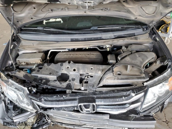 2015 Honda Odyssey EX-L with VIN 5FNRL5H62FB037338, listed as a Copart auction lot 43087485 with 134,579 mi miles and Salvage Title. Bid and sale history available at carsss.com. Image 12.