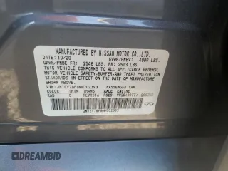 2021 Infiniti Q50 Luxe z VIN JN1EV7BP9MM702393, wystawiony jako Copart lot #55687435 z przebiegiem Nie podano mil oraz Czysty tytuł • Clean title. Historia ofert i sprzedaży dostępna na DreamBid. Obrazek 12.