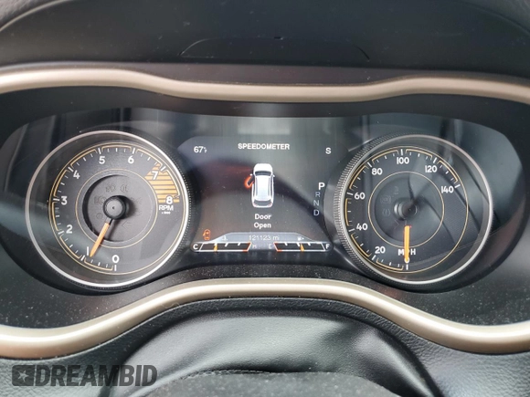 2016 Jeep Cherokee Limited z VIN 1C4PJMDS9GW129487, wystawiony jako Copart lot #57803595 z przebiegiem 121 123 mil mil oraz Szkoda całkowita • Salvage title. Historia ofert i sprzedaży dostępna na DreamBid. Obrazek 9.