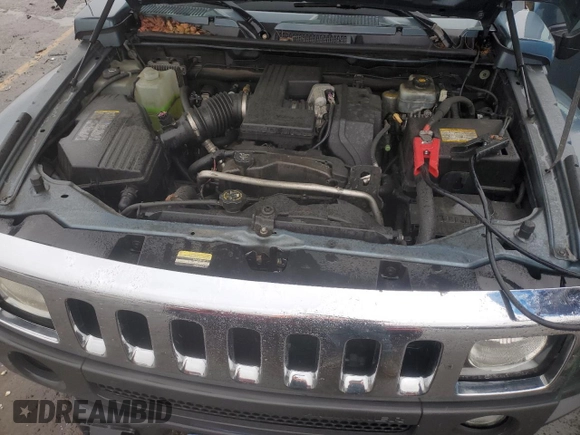 2007 Hummer H3 SUV with VIN 5GTDN13E778180324, listed as a Copart auction lot 43635605 with 234,579 mi miles and Clean Title. Bid and sale history available at DreamBid. Image 12.