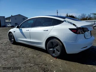 2023 Tesla Model 3 with VIN 5YJ3E1EA3PF610069, listed as a Copart auction lot 50327635 with 19,495 mi miles and Salvage Title. Bid and sale history available at carsss.com. Image 2.