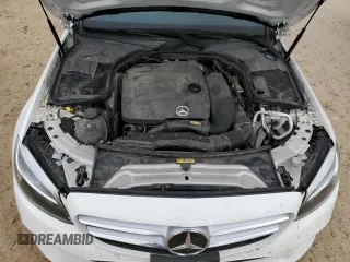 2021 Mercedes-Benz C 300 with VIN W1KWF8DB5MR645091, listed as a Copart auction lot 45657135 with 65,842 mi miles and Salvage Title. Bid and sale history available at carsss.com. Image 11.