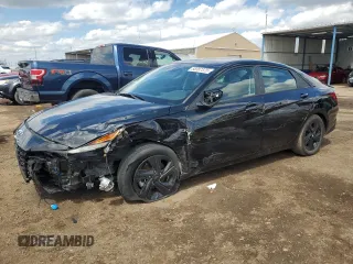 2023 Hyundai Elantra SEL with VIN KMHLM4AG3PU372242, listed as a Copart auction lot 58387375 with 13,746 mi miles and Salvage title. Bid and sale history available at DreamBid. Image 1.