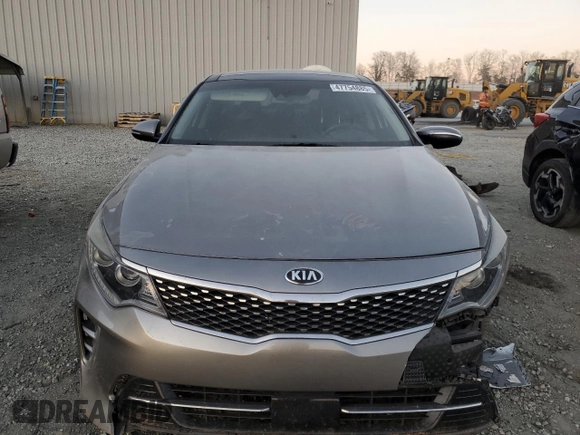 2017 Kia Optima EX with VIN 5XXGU4L3XHG174538, listed as a Copart auction lot 47754885 with 117,952 mi miles and Salvage Title. Bid and sale history available at carsss.com. Image 5.