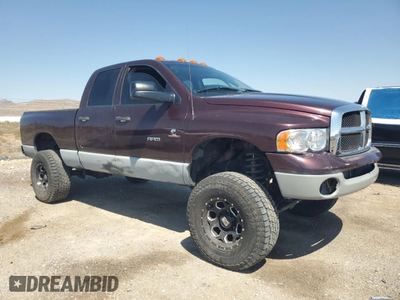 2005 Dodge Ram 3500 SLT with VIN 3D7LS38C25G731142, listed as a Copart auction lot 66551564 with 197,888 mi miles and Clean Title. Bid and sale history available at carsss.com. Image 4.