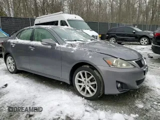 2012 Lexus IS 250 with VIN JTHCF5C25C5059413, listed as a Copart auction lot 87642065 with 108,205 mi miles and Salvage Title. Bid and sale history available at DreamBid. Image 11.