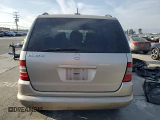 2001 Mercedes-Benz M-Class with VIN 4JGAB72E51A238787, listed as a Copart auction lot 75323734 with 275,411 mi miles and Clean Title. Bid and sale history available at carsss.com. Image 6.
