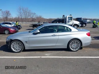 2015 BMW 4 Series 435i xDrive with VIN WBA3T7C50FPW79740, listed as a IAAI auction lot 41740148 with 90,205 mi miles and . Bid and sale history available at carsss.com. Image 14.
