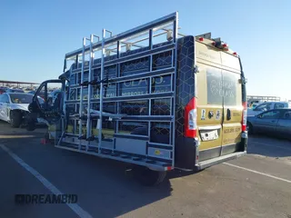 2023 Ram ProMaster Cargo with VIN 3C6LRVDG3PE538899, listed as a IAAI auction lot 41815998 with Not Provided miles. Bid and sale history available at carsss.com. Image 3.