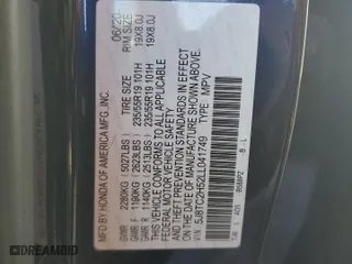 2020 Acura RDX w/Technology Pkg with VIN 5J8TC2H52LL041749, listed as a Copart auction lot 44337615 with 41,541 mi miles and Salvage Title. Bid and sale history available at carsss.com. Image 14.