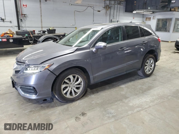 2017 Acura RDX Technology with VIN 5J8TB4H56HL031327, listed as a Copart auction lot 55876625 with 60,985 mi miles and Salvage title. Bid and sale history available at DreamBid. Image 1.