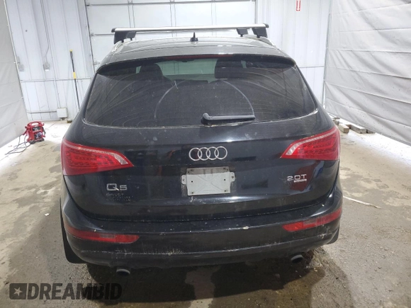 2012 Audi Q5 Premium Plus with VIN WA1LFAFP9CA062396, listed as a Copart auction lot 59847375 with 125,558 mi miles and Salvage title. Bid and sale history available at DreamBid. Image 6.