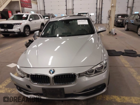 2016 BMW 3 Series 328i xDrive with VIN WBA8E3G59GNU03637, listed as a IAAI auction lot 42255237 with 87,272 mi miles and . Bid and sale history available at DreamBid. Image 13.