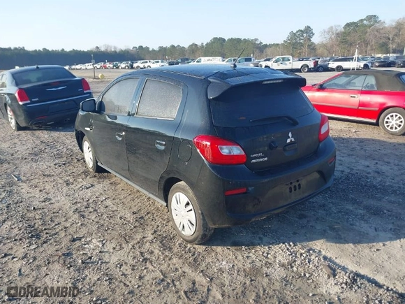 2020 Mitsubishi Mirage ES with VIN ML32A3HJ9LH004044, listed as a IAAI auction lot 41771207 with 36,735 mi miles. Bid and sale history available at carsss.com. Image 3.