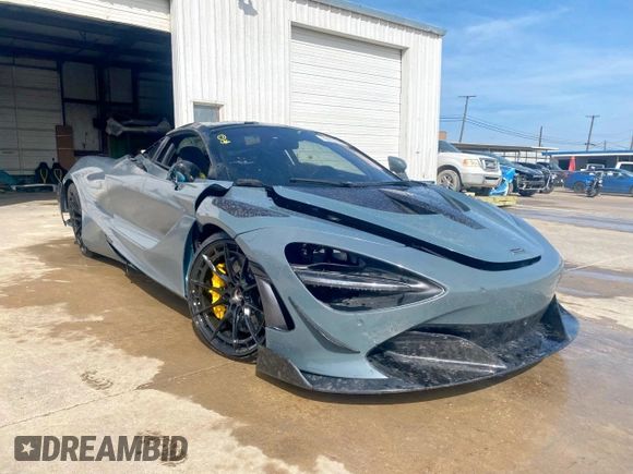 2018 McLaren 720S z VIN SBM14DCA3JW001315, wystawiony jako Copart lot #78193064 z przebiegiem Nie podano mil oraz Szkody całkowita. Historia ofert i sprzedaży dostępna na DreamBid. Obrazek 4.