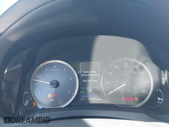 2019 Lexus IS with VIN JTHBA1D29K5093953, listed as a IAAI auction lot 41807795 with 28,055 mi miles. Bid and sale history available at carsss.com. Image 7.