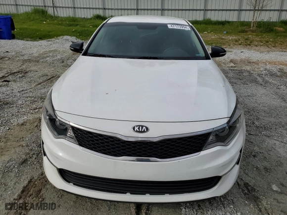 2017 Kia Optima LX 1.6T with VIN 5XXGT4L1XHG175299, listed as a Copart auction lot 47173994 with 129,416 mi miles and Salvage Title. Bid and sale history available at carsss.com. Image 5.